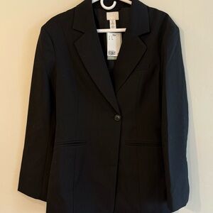 Women's Black Blazer by H&M! NWT xs!